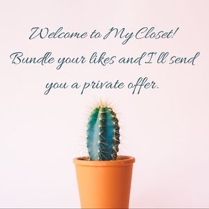 Welcome to my closet